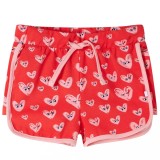 Pantaloni pentru copii cu șnur, roșu, 128