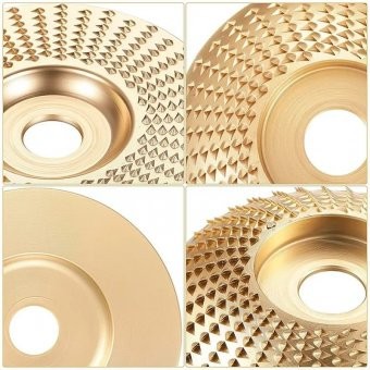 Set 3 Discuri cu raspel tip Drept, Conic, Rotunjit pentru modelat lemn, rindeluit, sculptat, pentru flex diametru 125mm foto