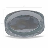 Forma de copt oval aluminiu S-350 Set 25 buc