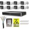 Sistem supraveghere IP complet Hikvsion 8 camere 4MP Dual Light 30m, NVR 8 canale PoE 8MP 4K AcuSense, HDD 2TB SafetyGuard Surveillance