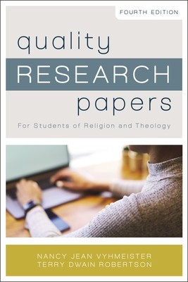Quality Research Papers: For Students of Religion and Theology foto