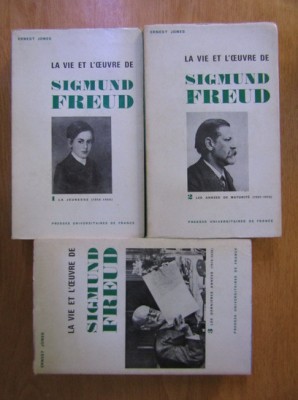 Ernest Jones - La vie et l&amp;#039;oeuvre de Sigmund Freud (3 volume) 1500p foto