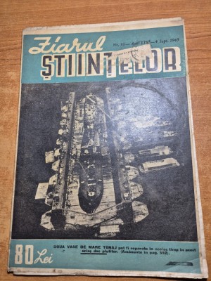ziarul stiintelor 4 septembrie 1945 foto