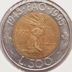 2650 San Marino 500 lire 1995 Civil Duties for the 3rd Millennium F.A.O. km 330