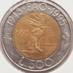 2650 San Marino 500 lire 1995 Civil Duties for the 3rd Millennium F.A.O. km 330