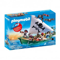 Playmobil Pirates - Barca piratilor cu motor foto