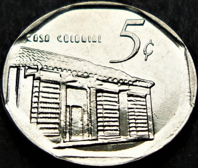 Moneda exotica 5 CENTAVOS - CUBA, anul 2013 * cod 1004 B = UNC! foto