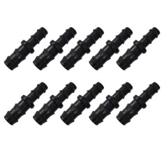 Set 10 buc x Imbinare redusa din plastic pentru furtun picurare, negru, cod-7445, 12 - 16 mm