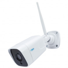 Camera supraveghere video PNI House IP55 5MP wireless cu IP, stand-alone, de exterior si interior si slot microSD, mod noapte