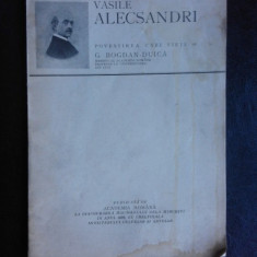 Vasile Alecsandri, povestirea unei vieti - G. Bogdan Duica