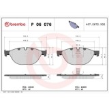 Placute frana BMW 5 (F10) 01.09-10.16, 5 Gran Turismo (F07) 01.09-02.17, 5 Touring (F11) 11.09-02.17, 6 Convertible (F12) 12.10-06.18, 6 Coupe (F13), BREMBO