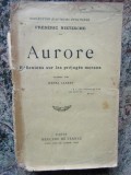 Friedrich Nietzsche- AURORE REFLEXIONS SUR LES PREJUGES MORAUX