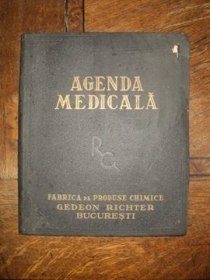 Agenda medicala, Fabrica de produse Chimice Gedeon Richter Bucuresti , PREZINTA INSEMNARI SI ADNOTARI CU PIXUL foto