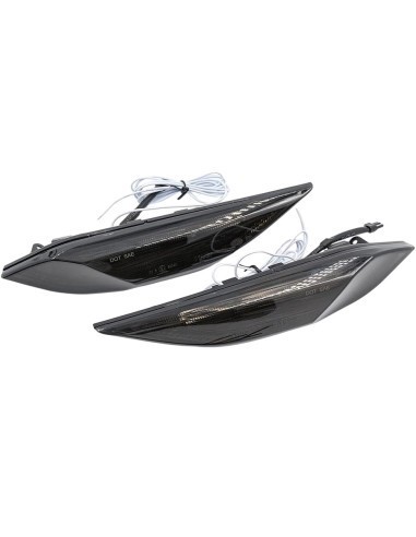 Set 2 Lampi laterale semnalizare cu DRL Porsche Cayenne 958 2010-2014 99163115502, 99163115602