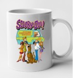 Cana alba personalizata- Scooby-Doo, INOVATIX&reg;. 330 ml, Oem