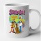 Cana alba personalizata- Scooby-Doo, INOVATIX&reg;. 330 ml
