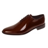 Pantofi barbati eleganti din piele naturala de culoare maro lac - GKR201LM