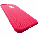 Husa silicon Mesh (retea) rosie pentru Apple iPhone 7
