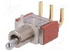 Intrerupator basculant, 2 pozitii, mod comutare ON-ON, SPDT, C&amp;K - 7101MD9ABE