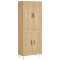 Dulap inalt, stejar sonoma, 69,5x34x180 cm, lemn compozit