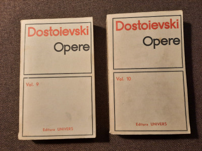 DOSTOIEVSKI Opere, vol. 9; 10 Fratii Karamazov 6/2 foto