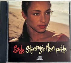 Sade &lrm;&ndash; Stronger Than Pride _ VG+ / VG+ cd muzica synth pop _ Epic SUA 1988