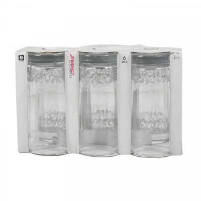 Set 48 Pahare Apa Sticla 270ml Classico Decor Rococo 91206D340 DNC19667 foto
