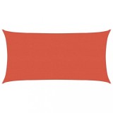 Cumpara ieftin Panza parasolar, caramiziu, 2,5x5 m, HDPE, 160 g/m&sup2;