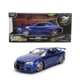 JADA FAST AND FURIOUS MASINUTA METALICA BRIANS NISSAN SKYLINE GT R R34 SCARA 1 LA 24
