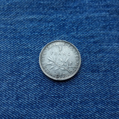 1 Franc 1917 Franta franc argint
