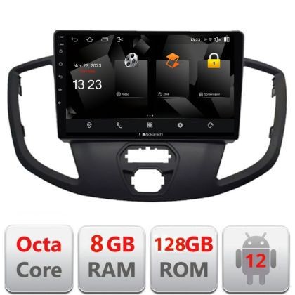 Navigatie Ford Transit V363 2015-2021 Android radio gps internet quad core 8+128 carplay android auto CarStore Technology