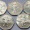 Set complet 5 monede 50 pence 2020 Isle of Man, 100 Years of Rupert Bear