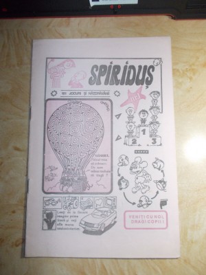 REVISTA SPIRIDUS _ 101 JOCURI SI NAZDRAVANII * NR. 1 / ANII &amp;#039;90 foto