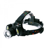 Lanterna Frontala LED+2COB 5W, Zoom, Acumulatori 12V 220V BLC865T6
