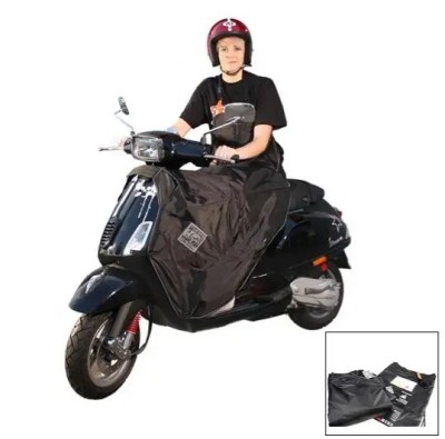 Husa impermeabila protectie picioare Vespa LX - LXV - S 2T 50cc - 4T 50-125-150cc - culoare: negru foto