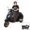 Husa impermeabila protectie picioare Vespa LX - LXV - S 2T 50cc - 4T 50-125-150cc - culoare: negru
