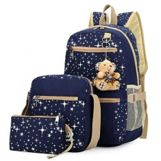 Set ghiozdan 3 piese (Rucsac, geanta de umar, trusa cosmetica) foto