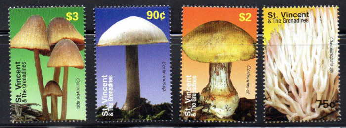 ST. VINCENT 2006, Ciuperci, serie neuzata, MNH