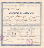 HST A536 Certificat absolvire 7 clase 1940 Ineu județul Arad