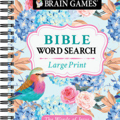 Brain Games - Large Print Bible Word Search: The Words of Jesus