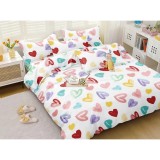 Cumpara ieftin Lenjerie de Pat 4 Piese - Bumbac Satinat - SUZ109