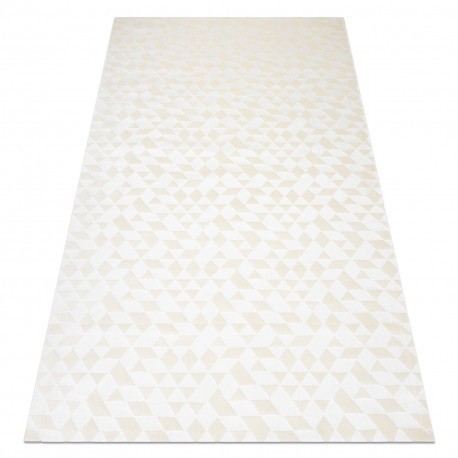 Covor PEARL 51321A cremă - Geometric exclusiv, structural, 192x290 cm