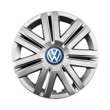Set 4 Capace Roti 14 inchi (R14) Compatibile Cu Volkswagen, Model - 203, Sigla Albastra