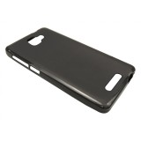 Husa silicon neagra (cu spate mat) pentru Allview P8 eMagic