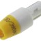 Lampă LED galbenă T5 24V