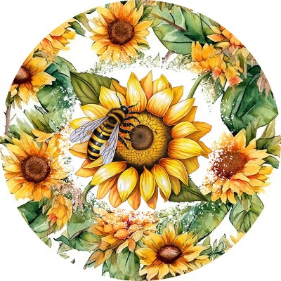 Sticker decorativ, Albina, Galben, 60 cm, 1275STK-1 foto