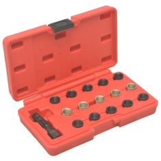 Gossi set pentru reparatii filete de bujii, 16 piese, m14 x 1,25