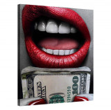 Tablou Canvas, Tablofy, Hungry Lips, Printat Digital, 90 &times; 120 cm