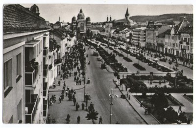 1963 - Targu Mures, piata Trandafirilor (jud. Mures) foto