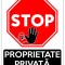 Indicator stop proprietate privata